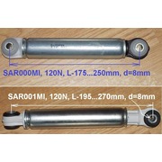 SAR000MI Амортизатор 120N 'SUSPA', L=175…250mm, втулка-8mm, MIELE-06200778, зам. SAR003MI, 78MI001 {219}