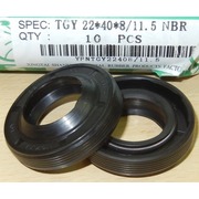 NQK025 Сальник 22x40x8/11.5_TGY (2-губы), зам.*AV1015, 03at07, SLB036UN, SLB037UN, SLB042ZN, WT100, *NQK2248