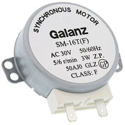 `4055371563 Мотор привода тарелки СВЧ печи Galanz SM-16T(F), AC-30v, 3w, 5/6rpm, зам. MCW030UN* {}