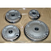 KG0024923 Комплект рассекателей газ конфорок 4шт.(D95, D69.5-2шт, D49.5mm)  {}