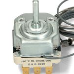COK212UN  Термостат фритюра 180°C - EGO 55.34035.080 (Probe: O6mm, length 133mm. Capillary: 1780mm. 16A-230V, 10A-400V. temperature: max. 180°C, min. 95°C . Shaft: 27mm. 6 contacts. Three-phases.)зам.  {}