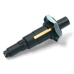 COK971UN  Кнопка пьезо-поджига BLACK PIEZO IGNITER (Black. A O22mm hole is required for the assembly. Faston male O2,4 mm.)зам. COK1973UN {}