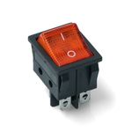 SWT732UN  Выключатель BIPOLAR YELLOW LIGHT SWITCH 16A (Bipolar with yellow light. 16A 250V, 20A 125V. 4 contacts.) зам.SWT705UN {}