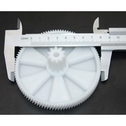 z30.001-KW Шестерня Kenwood (новый). D=96.5/19, H34/12, Z103/10 (Косой/прямой) отв.-7mm, зам. KW650740, MM0309W, MGR002UN, 9999990038  {}