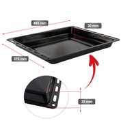 KG0058041 Противень для выпечки Bosch Siemens 465x375x30mm  {}