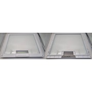 8001036805 Стекло полка в сборе (best for fruit, vegatables & fruit)  HF KGN36/39 NF17  {}