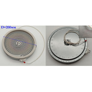HLRT200R Эл.Конфорка стеклокерамика 'WEBO' D200mm. HL-RT200R 1800W (1 спираль) {}