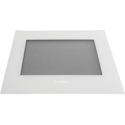 00776031  Фронтальное стекло дверцы для встраиваемых духовых шкафов, белое, для, HBG6.., HSG6.. {}
