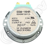 `6549W1S011A  Мотор вращения поддона СВЧ, зам. 6549W1S017A, 6549W1S011B, 6549W1S021B  {}