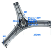.DC97-20418D Крестовина SAMSUNG вал.114, диаметр втулки 45.6 / 34,5/30mm (cod810)  {}