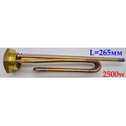 182259 ТЭН в/н  изогнутый 2500w-230v RCT TW3 PA C (резьба 1”1/4, H=275, анод M6)'Thermowatt', зам. t.182248, WTH524UN, 30259, R50303, 3401865, 30248, 3401568, 3401865, 182339, RCT2500, RDT2500 {131}