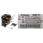 00146099 Компрессор Embraco VEMX 7C R600a зам. 00145386 {}