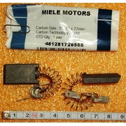 C00377931 481281719405 ~Щетки Эл.двиг.(5x15x27, k4.8mm) Miele1-RI222522, зам.481281729588, GG140 {22}