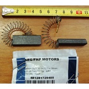 481281729455 <~Щетки Эл.двиг.(6.3x12.5x36) AEG1-2шт. (узк.клемма с пруж.), зам.481236248001 {0}
