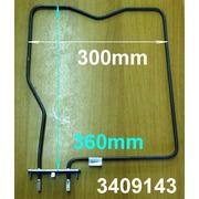 t.3409143 НЕ поставляется более, ТЭН духовки 800w {0}