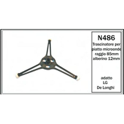 N486 <НЕ поставляется, Суппорт для тарелки СВЧ 9,0 De Longhi, (для тарелки N721), зам.MA02B01 {0}