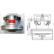 11me72 <-Мотор пылесоса 1400w (китай), H=106, h32, D138; зам. ELUX-2192841027, H076 {33}