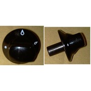 094807 KNOB (GAS TAP) BLACK STYLE {9}