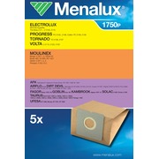 9001664193 !Мешки Menalux 1750P, Бумажные, для пылесоса Electrolux, Moulinex, Rowenta, Hoover. (5-пылесборников) {13}