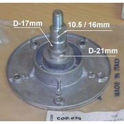 cod030 <-Фланец барабана D-110mm, (крепится на 5 винтах ),зам 1.76.012.19 {0}