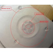 95pm10 <Тарелка_СВЧ 270mm (с крепл.10коп.), зам.9800051, N710, 49PM012, MCW015UN {0}