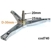 cod740 Крестовина барабана SAMSUNG DC97-15971A (H=107mm), зам. DC97-15183A, SPD016SA {89}