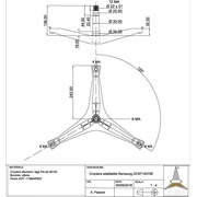 cod742 Крестовина барабана (вал-136mm), SAMSUNG DC97-14370E, DC97-14370H, DC97-14370B {3}