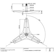 cod722 <Крестовина барабана LG 4434ER1002H под болт {1}