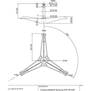 cod734 <Крестовина барабана SAMSUNG DC97-00124B, зам. SPD009SA {167}