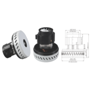 .DW-E1400 Мотор пылесоса моющий 1400W H=139/49mm, D=144/79, зам. VCM140H-E, 11me04, VAC047UN, VC07118Gw {0}