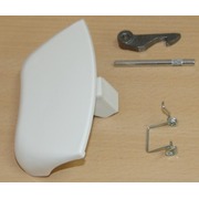 WL187 Ручка люка СМА белая (+крепеж, крючок) / 116632, 081746, 082299 {}