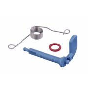 bsh00166630 Защелка бункера для ПММ(Набор для дозатора посудомоечной машины: пружина, рычаг, уплотнитель), Bosch Зам. A166630 {}
